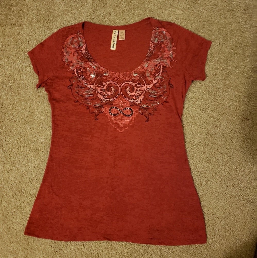 2/$15, Red short sleeve tee